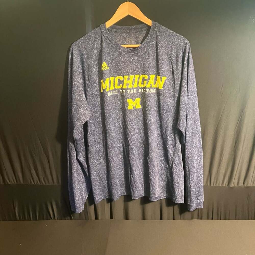 Adidas Michigan Women’s Long Sleeve Shirt Blue